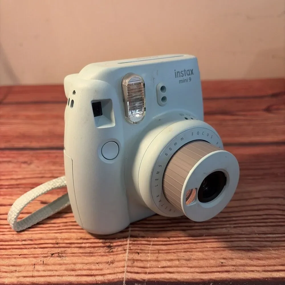 Fujifilm Instax Mini 9 Instant Camera Ice Blue Tested - WORKING
